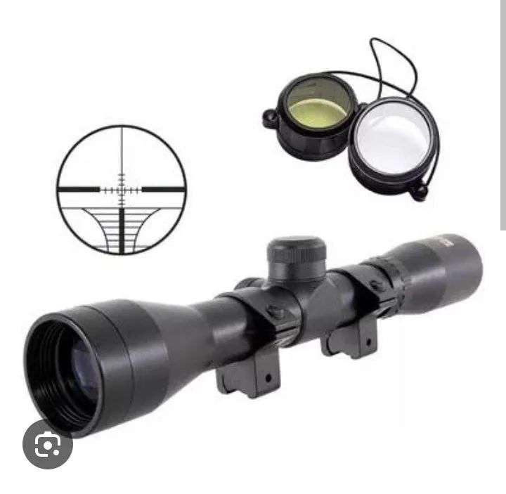 Mira Telescópica Fxp 1x30 + luneta + Black hawk 5.5 - Foto 2