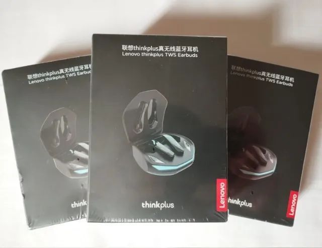 Fone De Ouvido Lenovo GM2 PRO Thinkplus Bluetooth 5.3 GAMER Branco Com Luz De Led Original - Foto 4