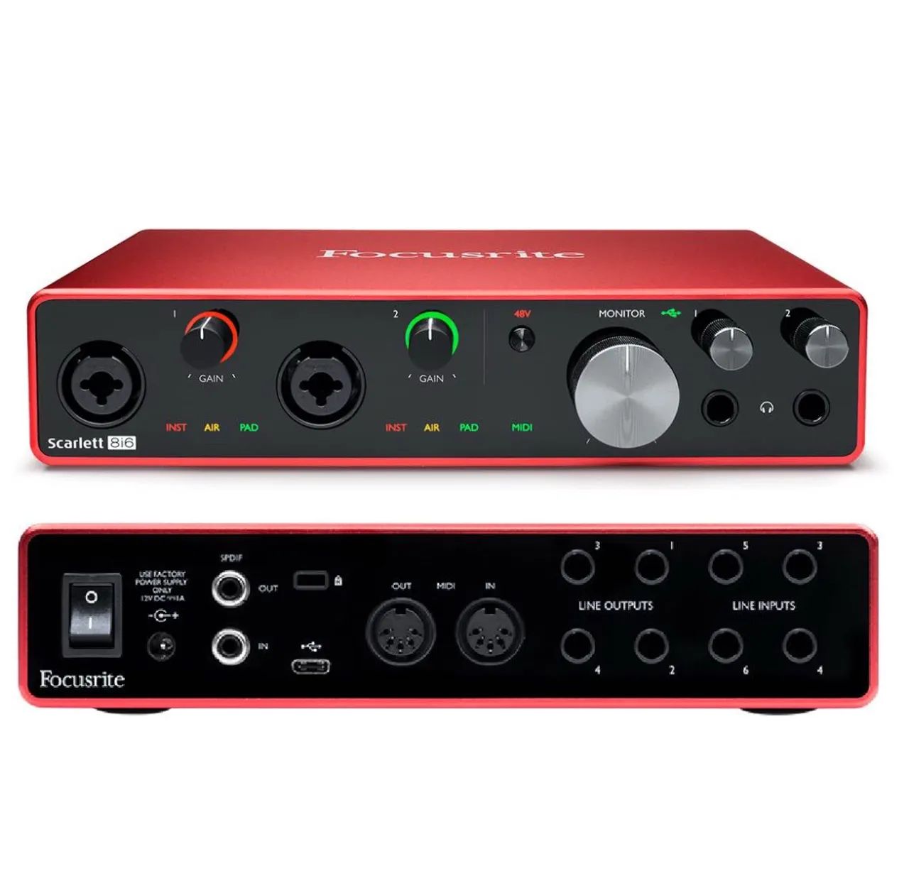VENDE-SE placa de áudio (FOCUSRITE)
