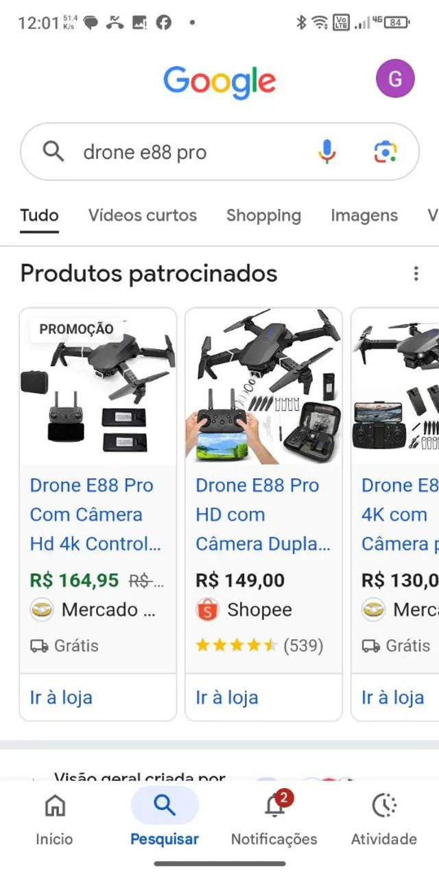 Drone bom e barato 