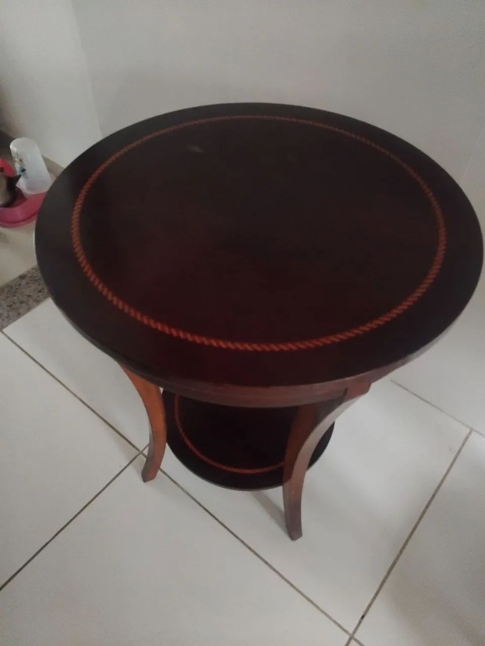 Mesma de canto em madeira trabalhada - Foto 2