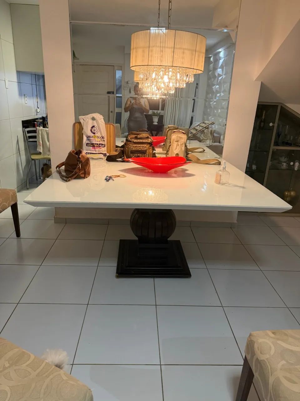 Conjunto mesa jantar com 6 cadeiras - Foto 4
