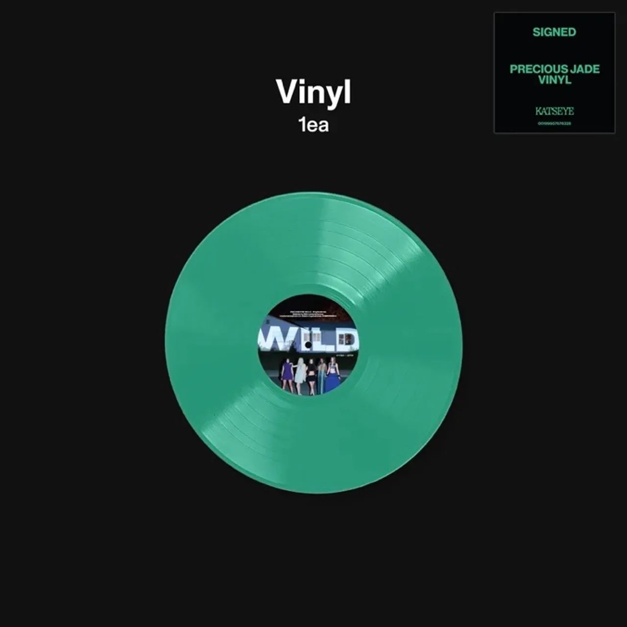 Vinil KATSEYE WILD EP Autografado - Foto 3