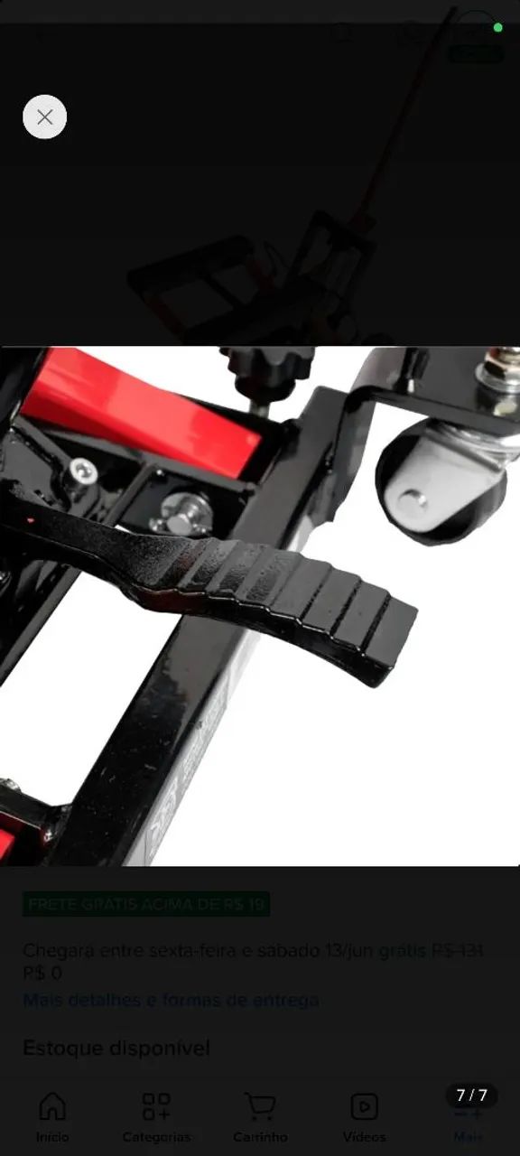 Mini Elevador Hidráulico para Motos 680kg Sigma Tools - Foto 5