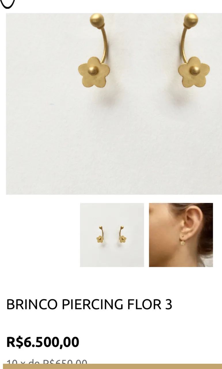 Piercing De Ouro 18k - Foto 4