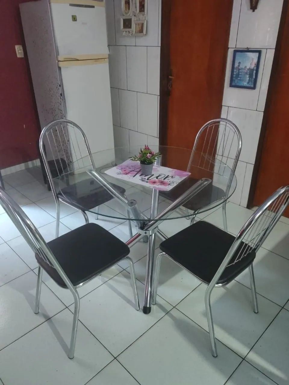 Mesa de vidro Redonda  - Foto 4