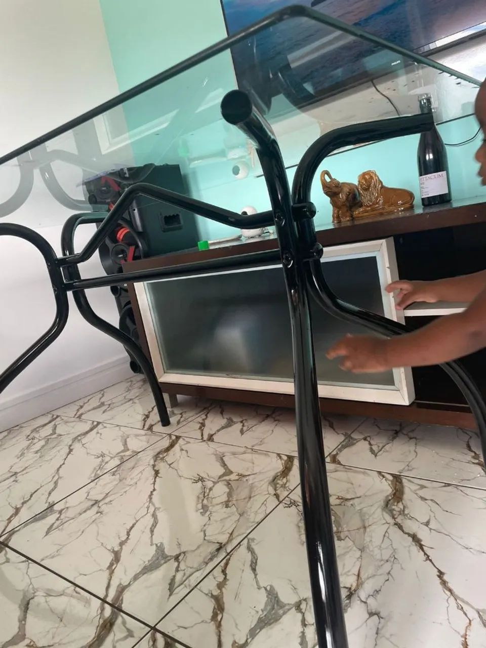 Mesa de vidro 