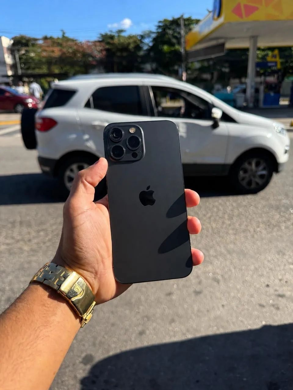 iPhone 13 Pro Max com caixa e nota fiscal