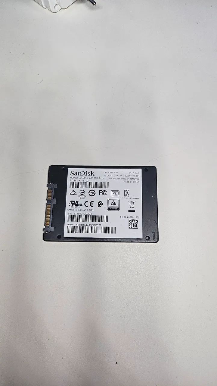 SSD Sandisk 3D Ultra 1tb - Armazenamento - Tamarineira, Recife