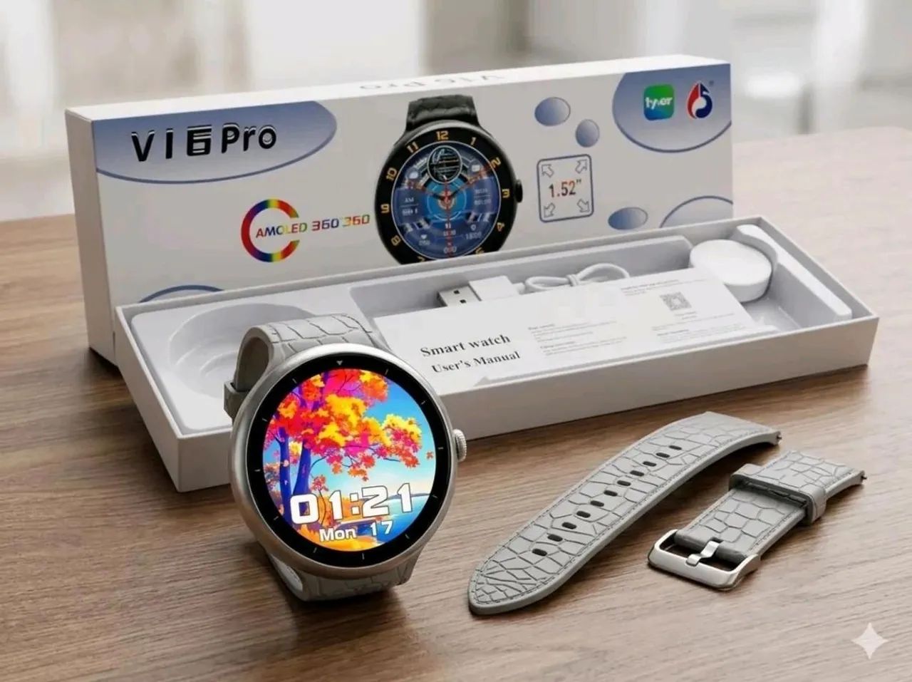 !! PROMOÇÃO !! Smartwatch V16 Pro - Foto 2