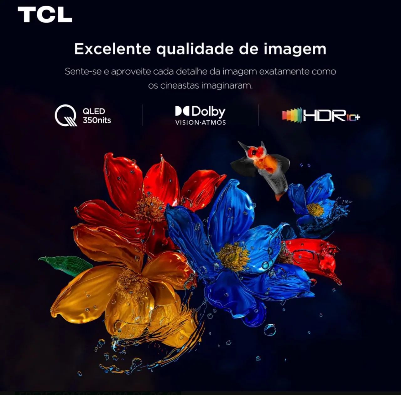 Televisão TCL 65 polegadas 8 meses de uso  - Foto 2