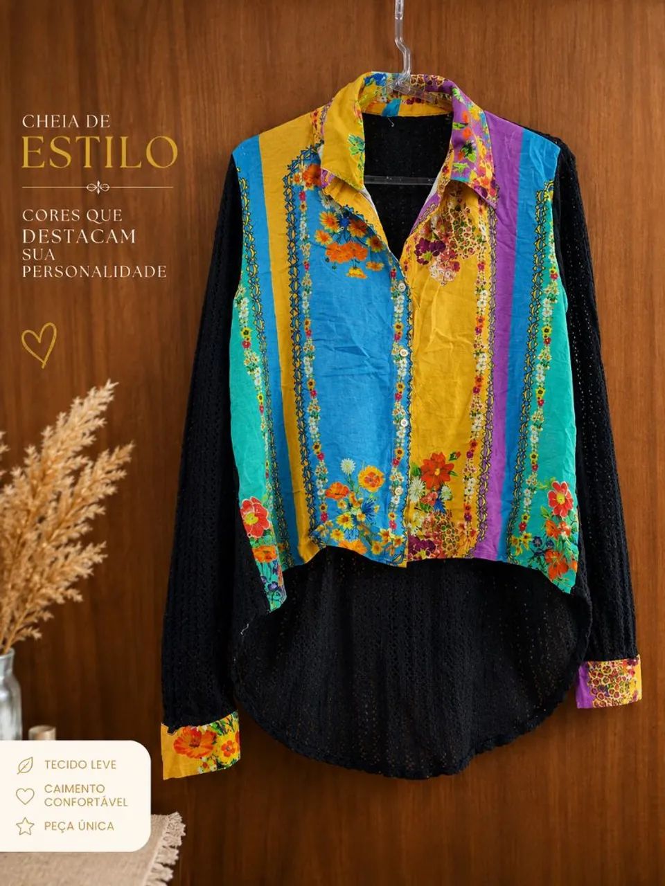 Camisa estampada  - Foto 3