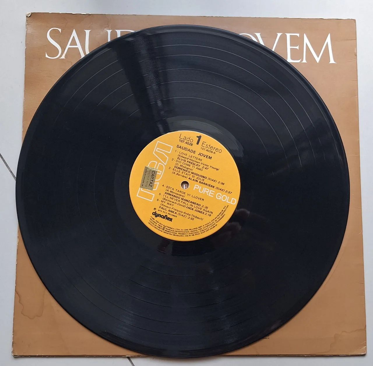Disco de Vinil SAUDADE JOVEM ( RCA Pure Gold ) - Foto 3