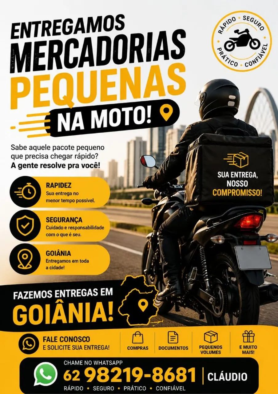 Fazemos entrega em Goiânia 