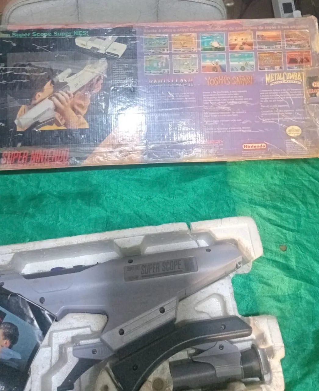 Nintendo Super Scope Original SNES ? Completa com Caixa e Manual - Foto 2