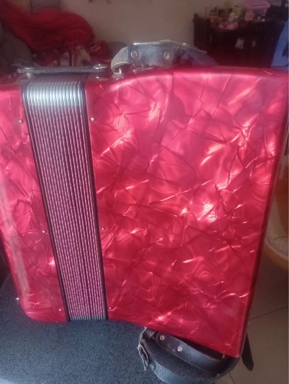 Acordeon e caixa amplificada  - Foto 3