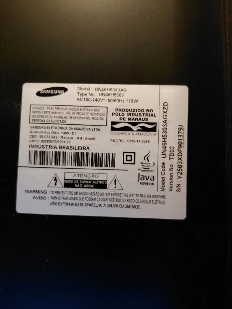 TV Samsung 46 polegadas - Foto 3