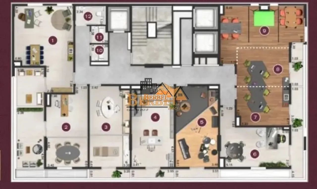 Sala Comercial em Condomínio no Bairro Vila Guilhermina, 28m²