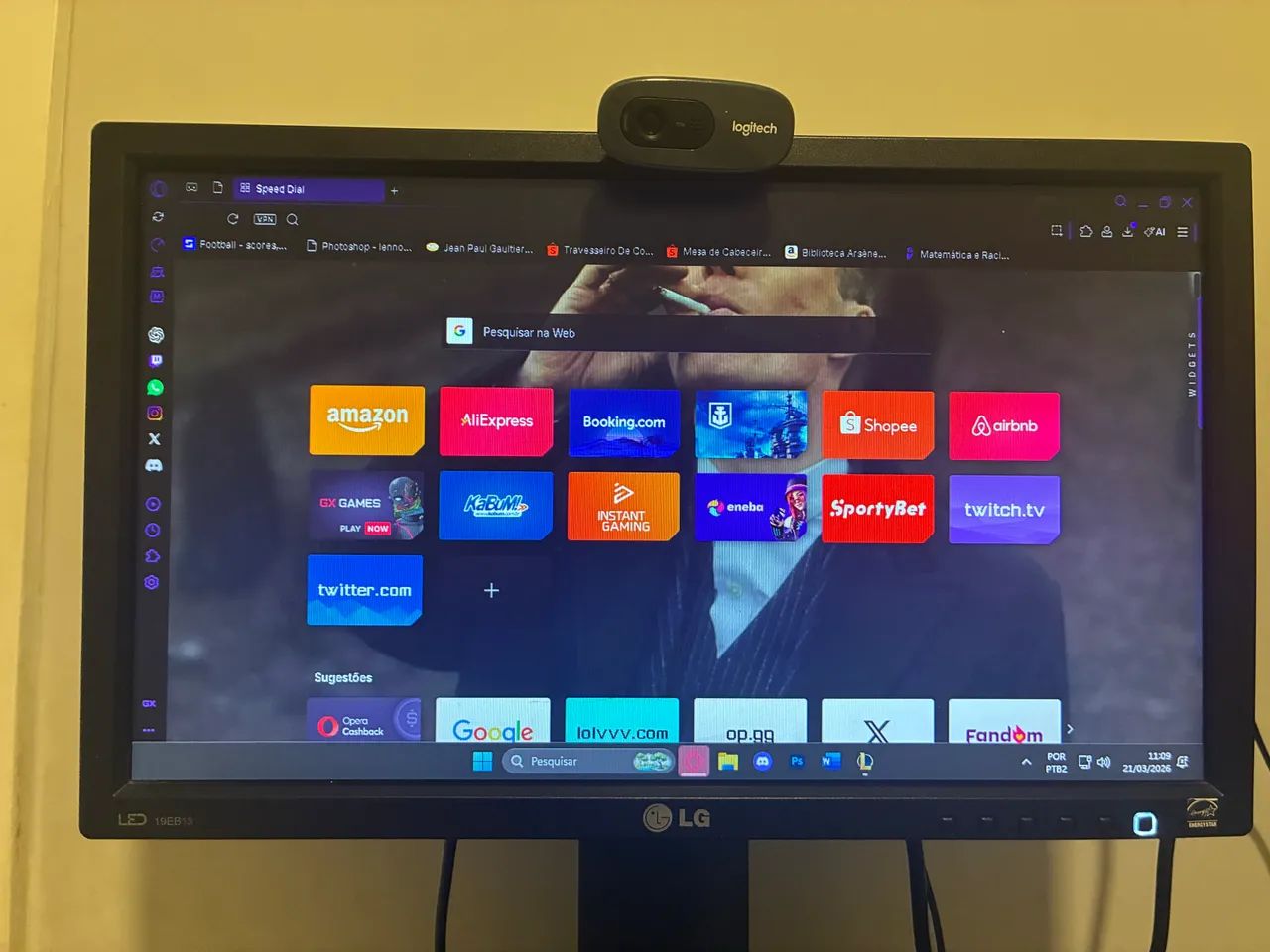 Monitor LED LG 19EB13