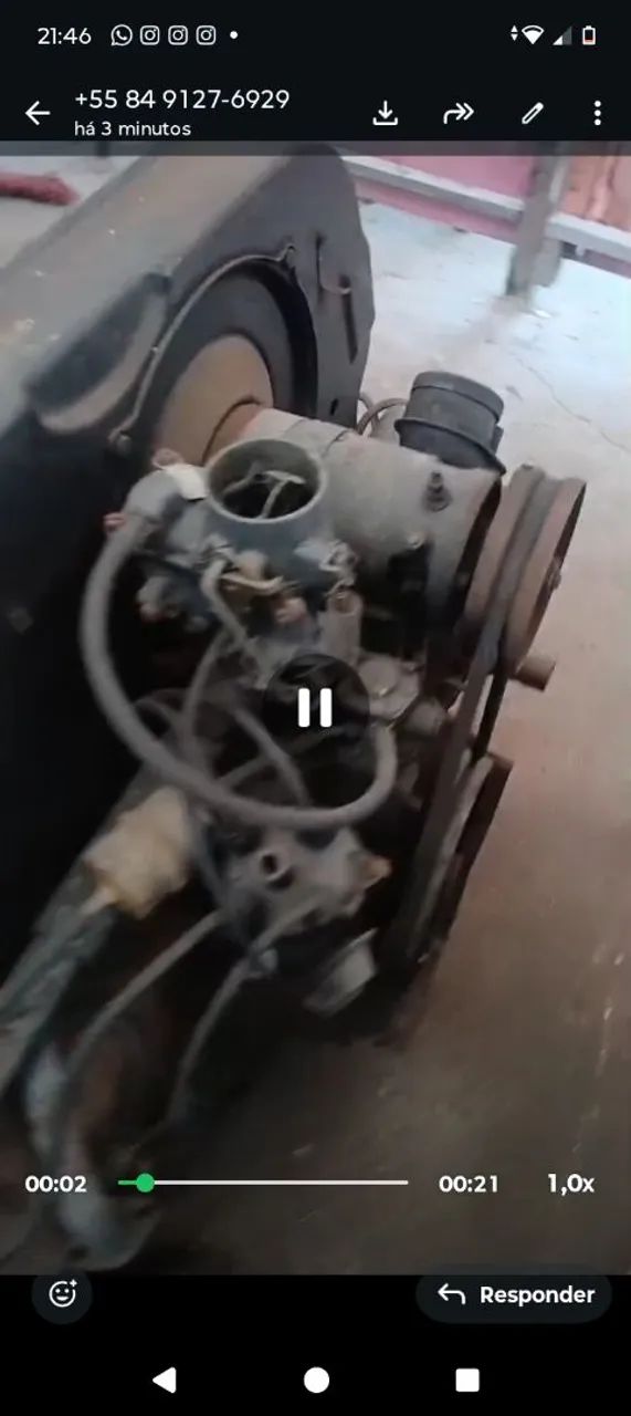Motor de Fusca. Reliquia