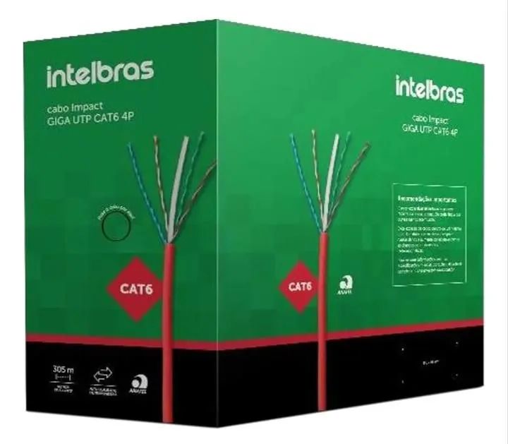 CABO CAT6 DA INTELBRAS CAIXA COM 300 MTS 