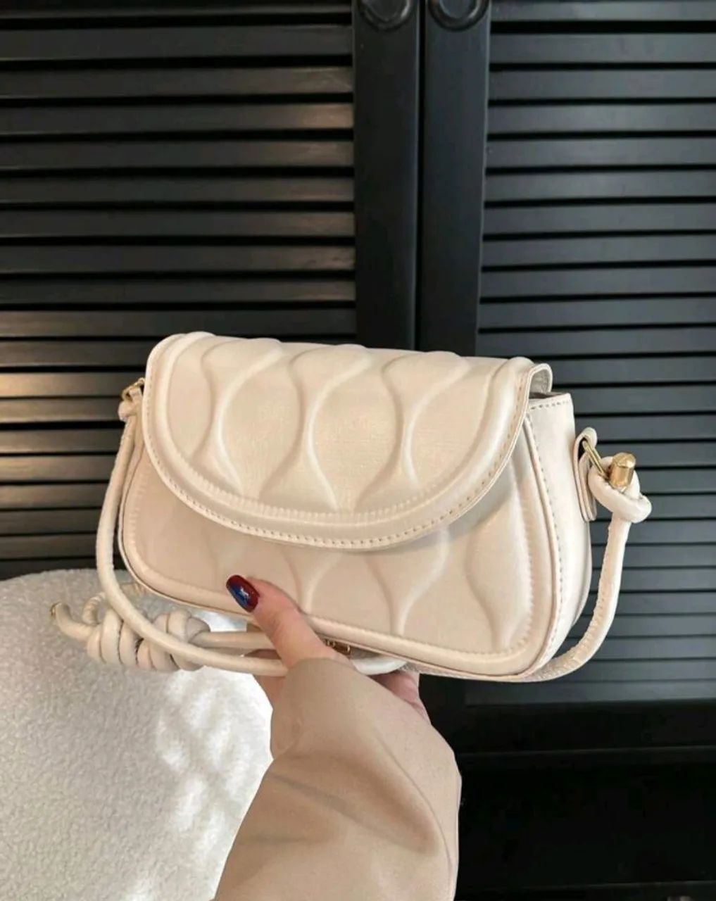 Bolsa de Ombro e Transversal Branca