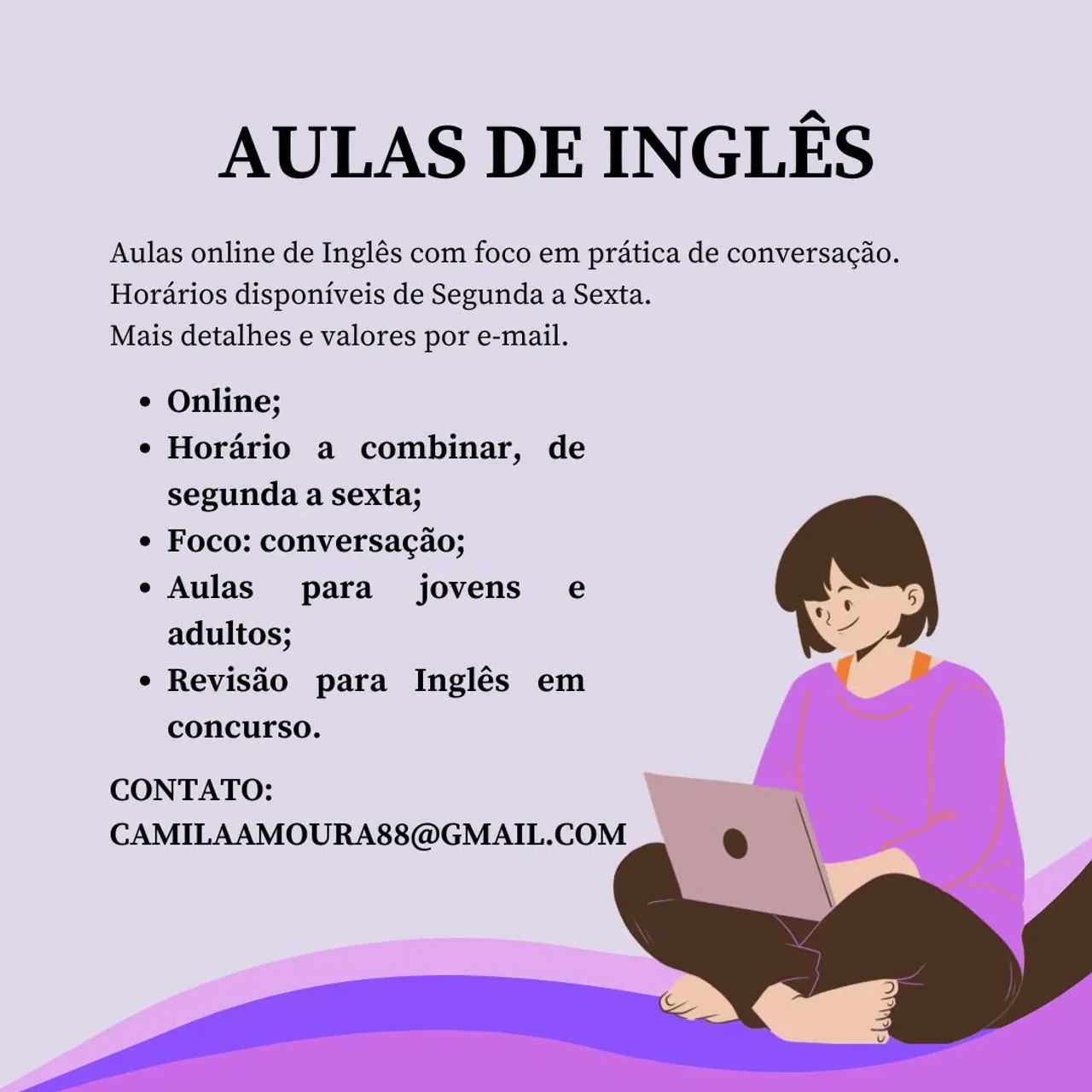 Aula Online Particular de Inglês