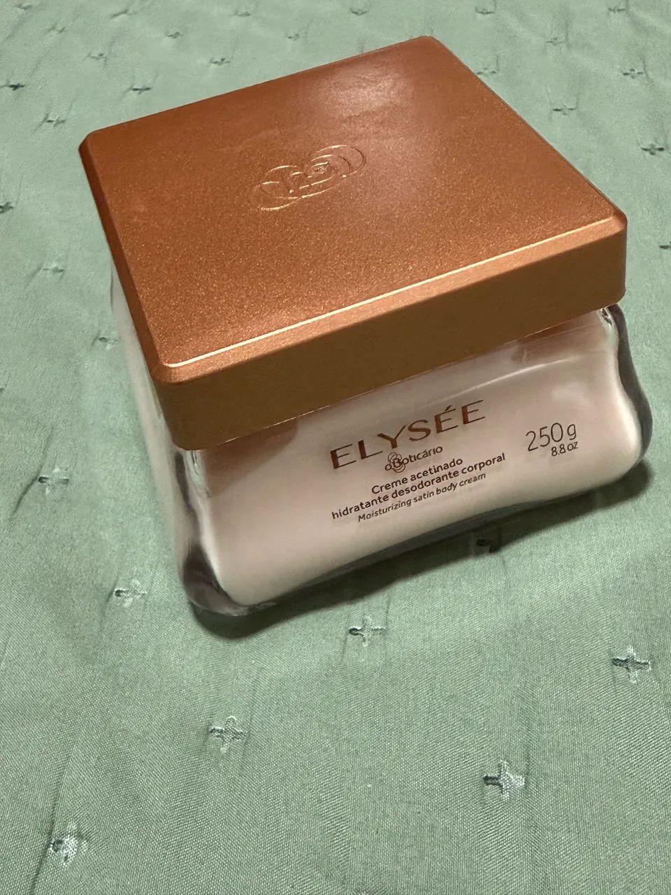 Creme Acetinado Hidratante Corporal Elysée 250g - Foto 4