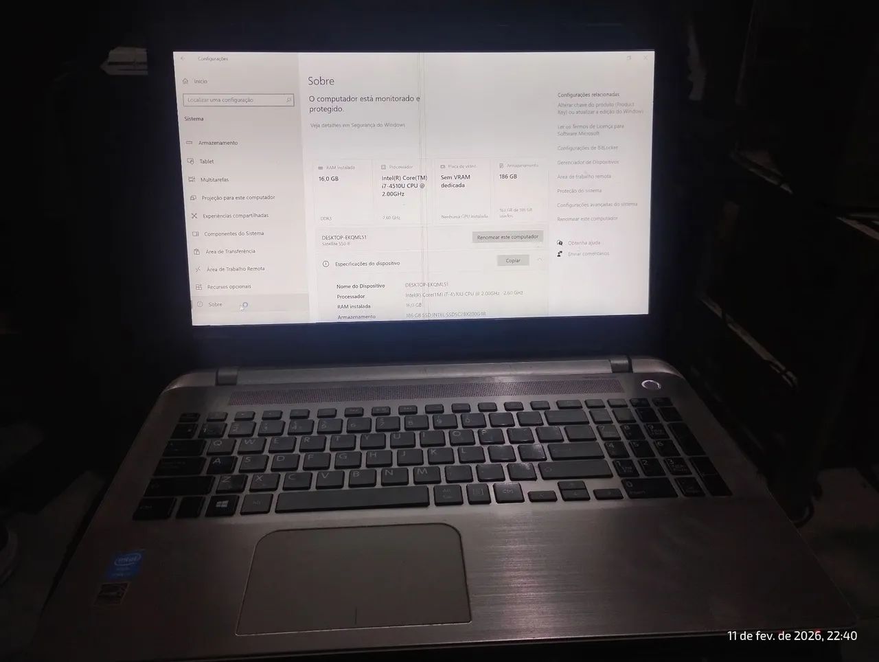 Notebook Toshiba  - Foto 4
