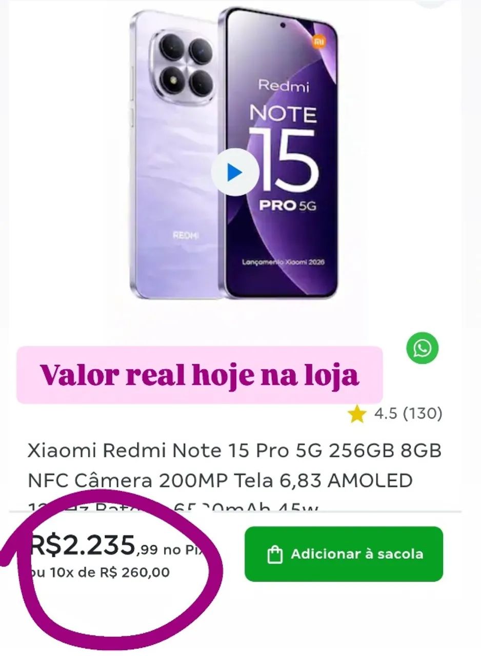 Redmi note pro 15 5g - Foto 2