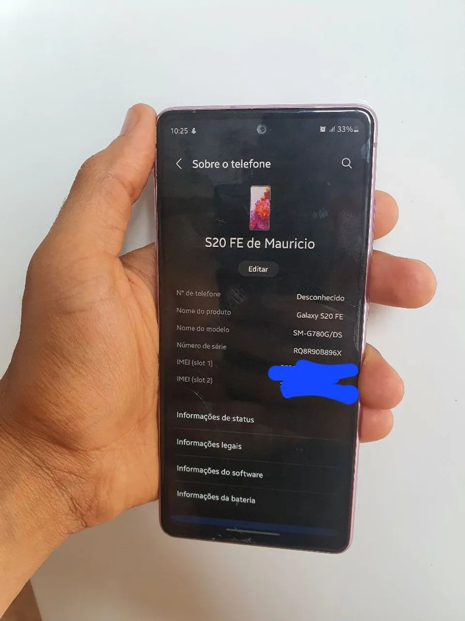 Samsung galaxy S20 FE 