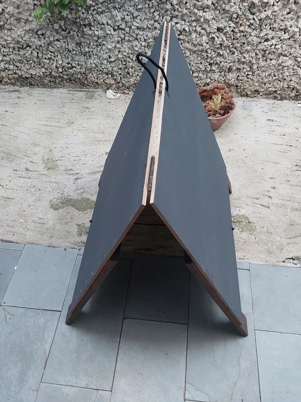 Lousa Cavalete de Madeira (Novo) 70cm x 60cm. - Foto 3