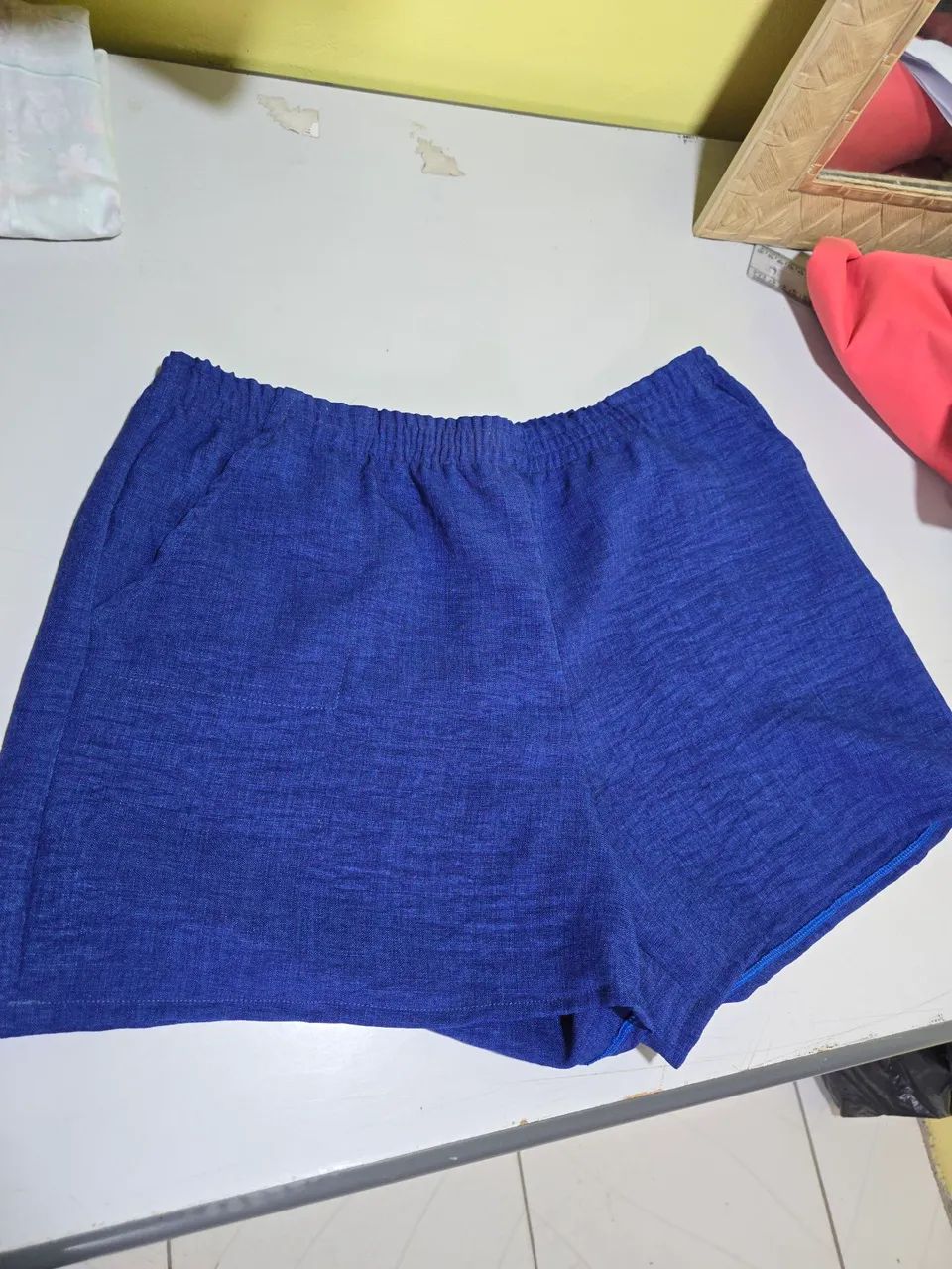 Short Feminino linho rústico.G/GG 44/46 - Foto 3
