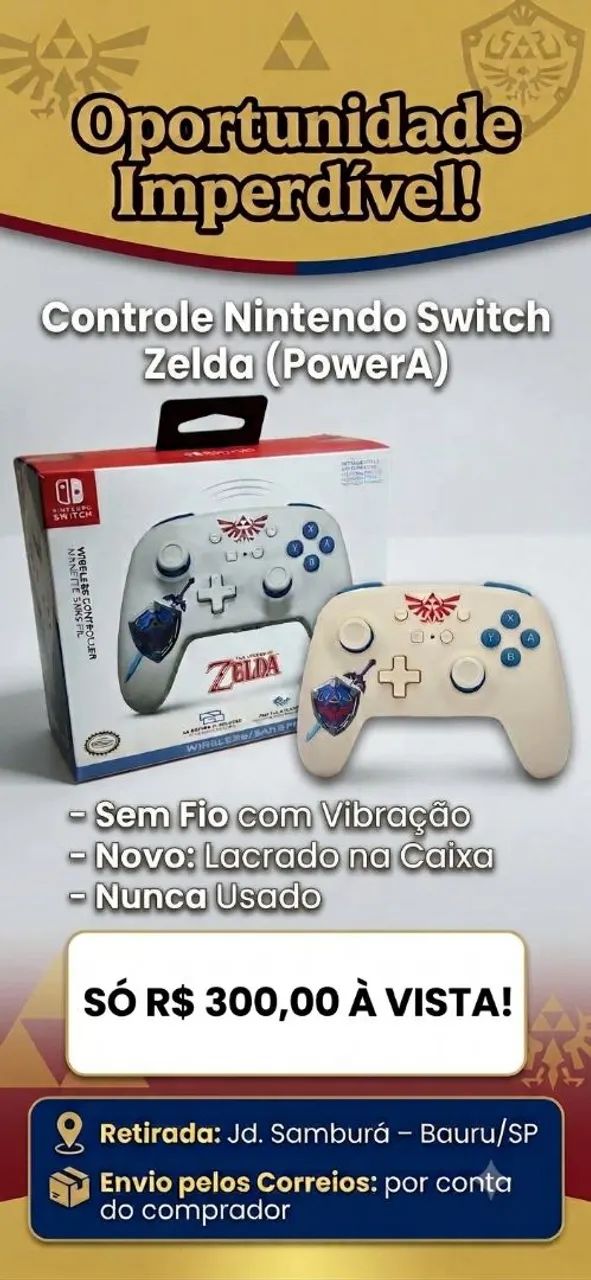 CONTROLE NINTENDO SWITCH