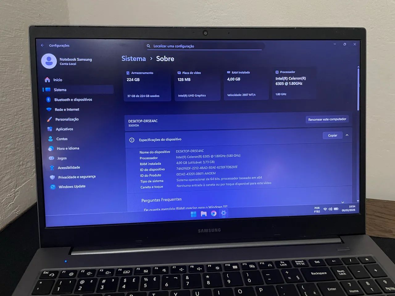 Notebook Samsung - Foto 5