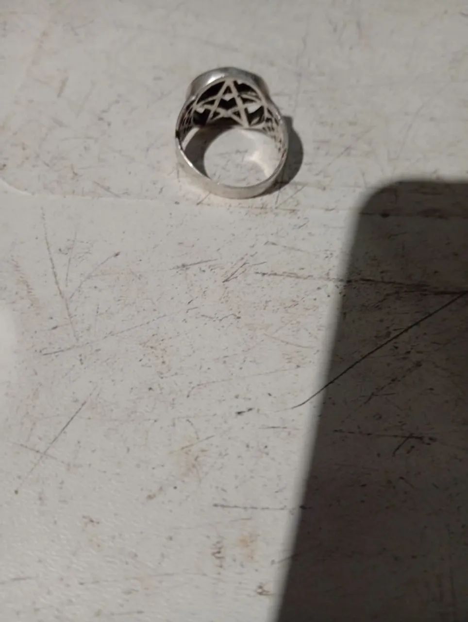 Dedeira de prata Estrela de Davi 