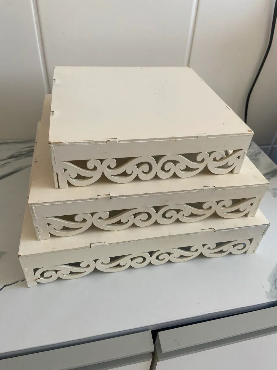 Bandejas MDF + letreiro MDF - Foto 3