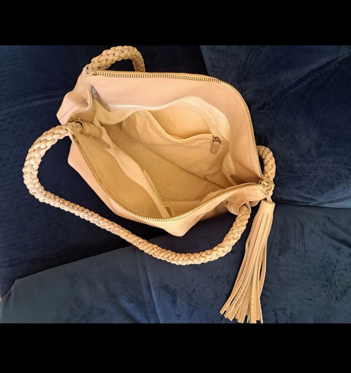 Bolsa em couro legítimo da M. Cat - Foto 3
