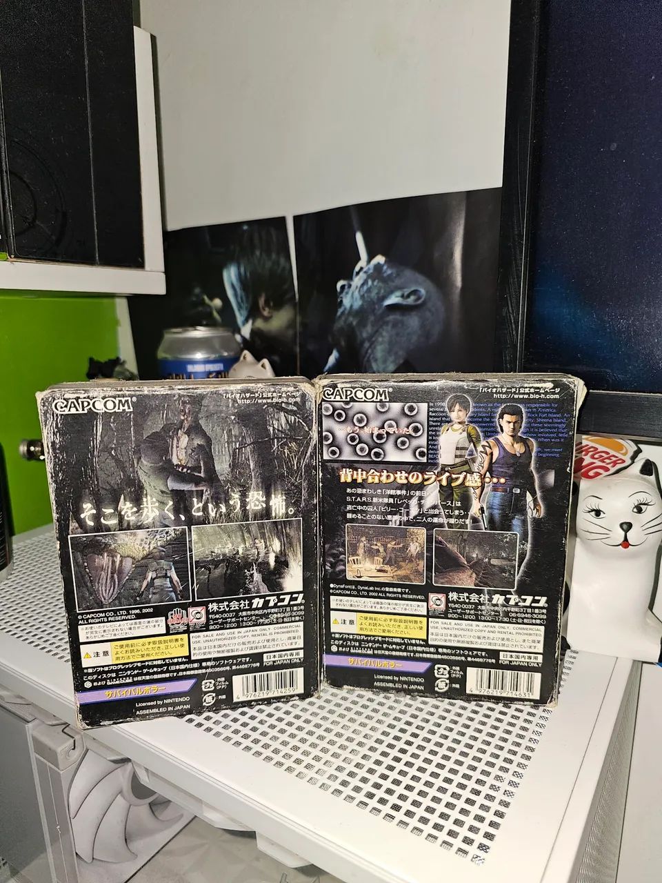 Resident evil 1 e Resident evil Zero Japonês Gamecube - Foto 2
