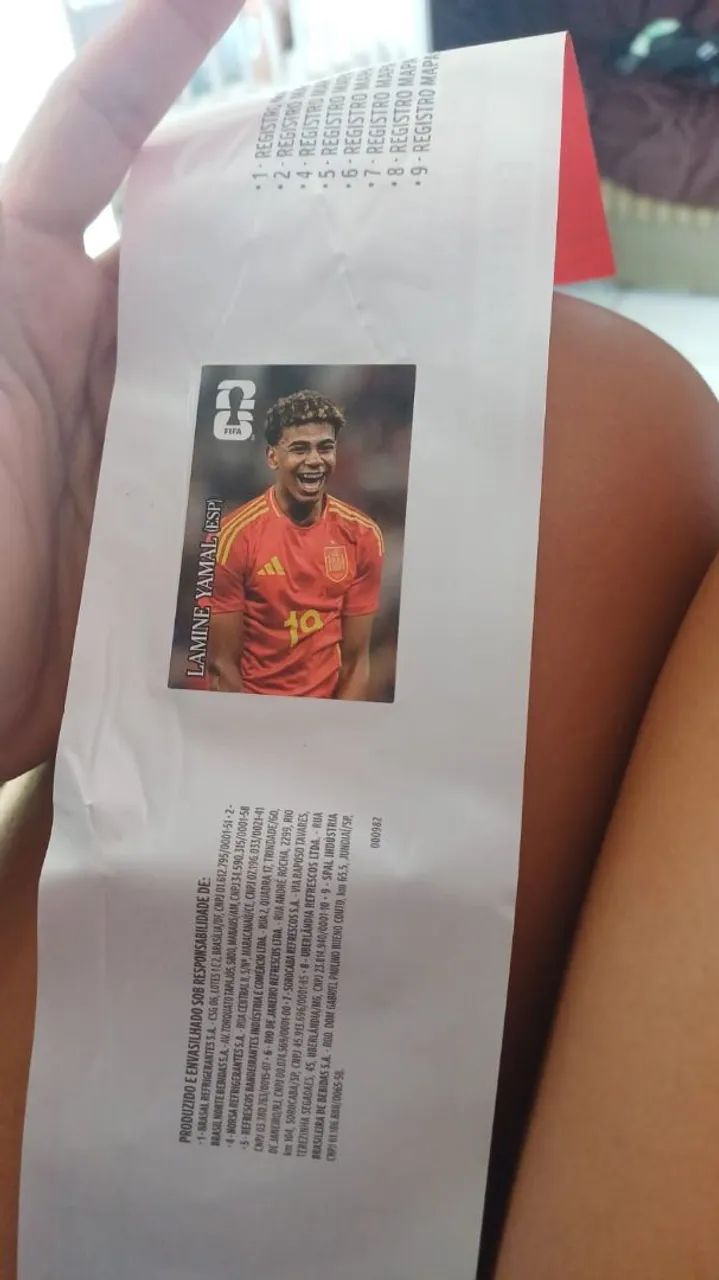 Figurinha da copa 
