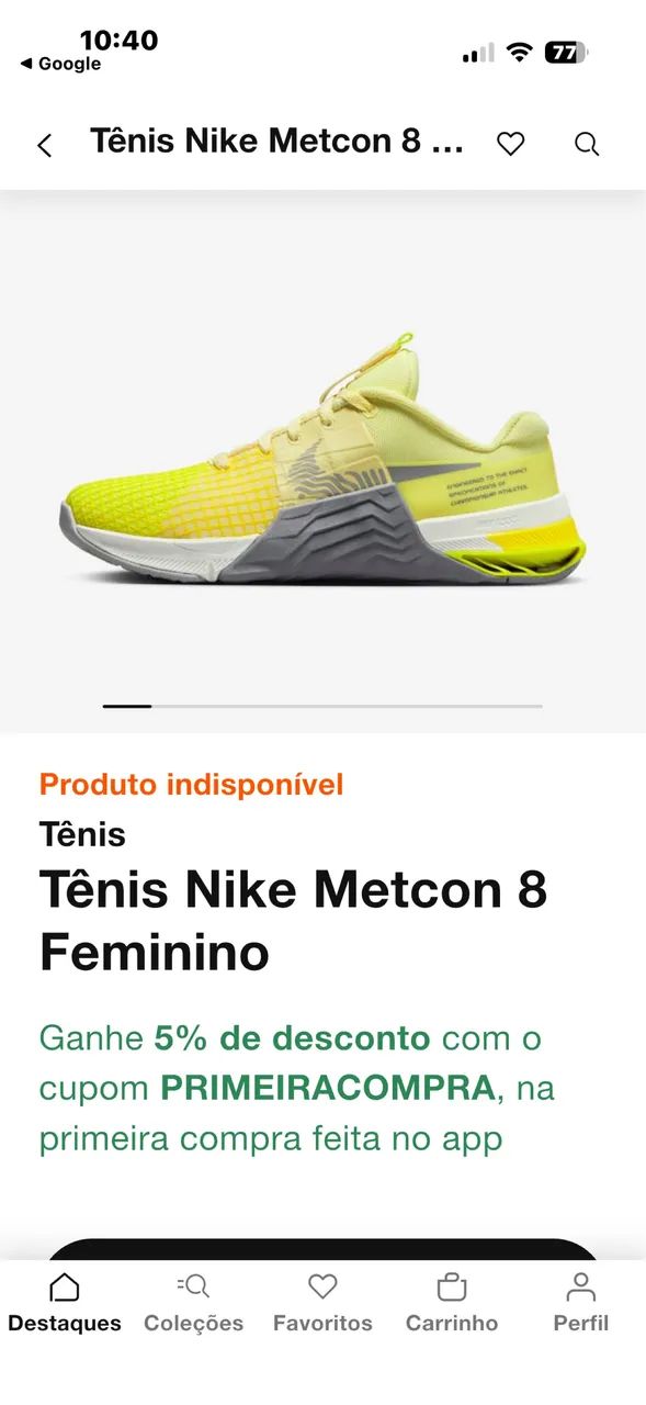 Tênis Nike Metcon 8  - Foto 2