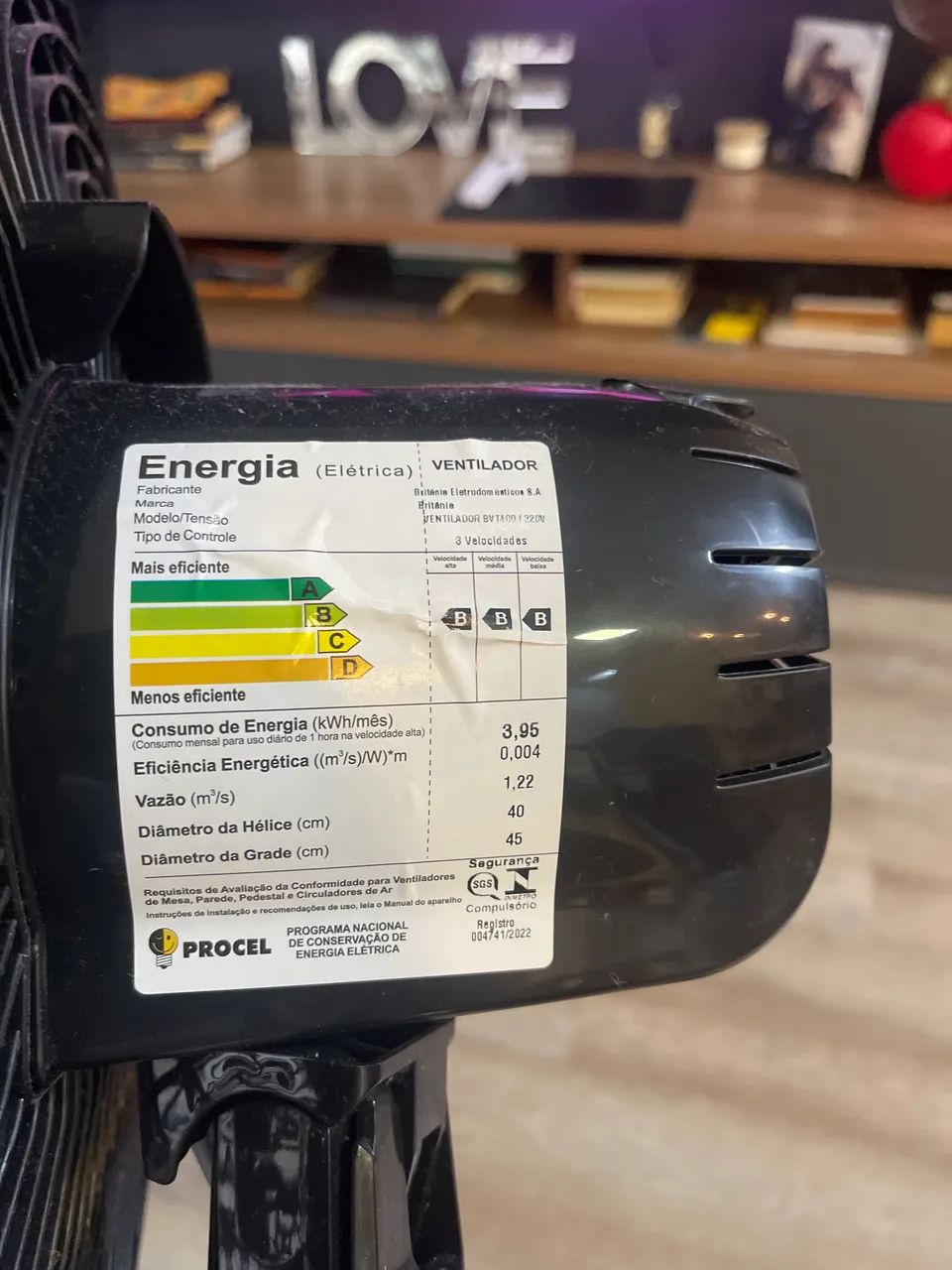 Ventilador Britânia 150w turbo  - Foto 3