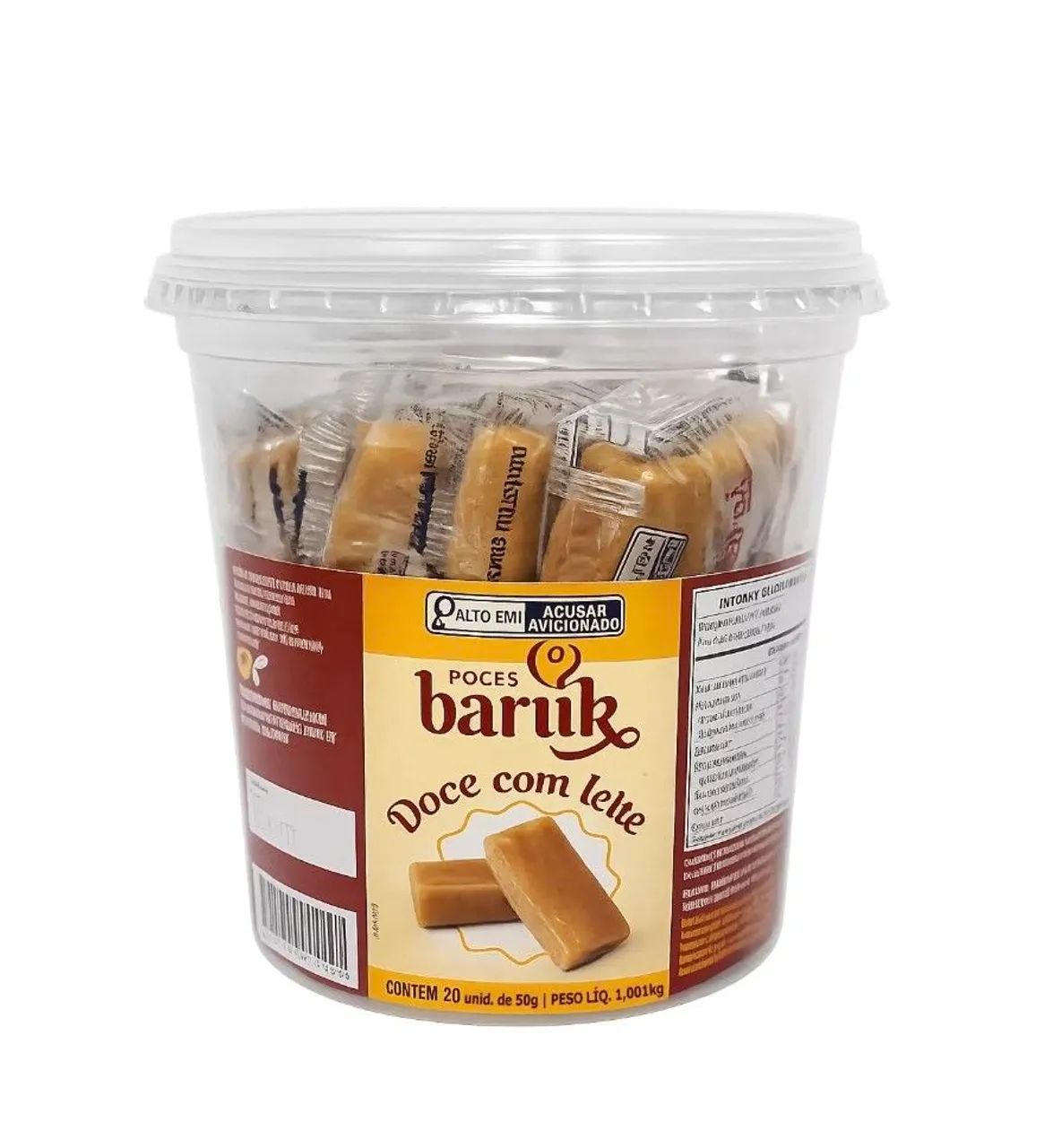 Doce de leite baruk pote com 20 unidades - Foto 3