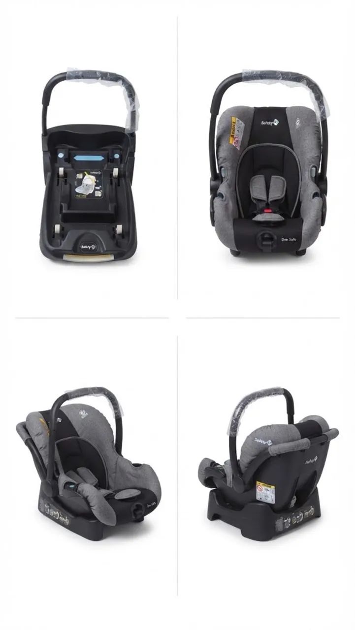 Cadeirinha de bebê com suporte para carro