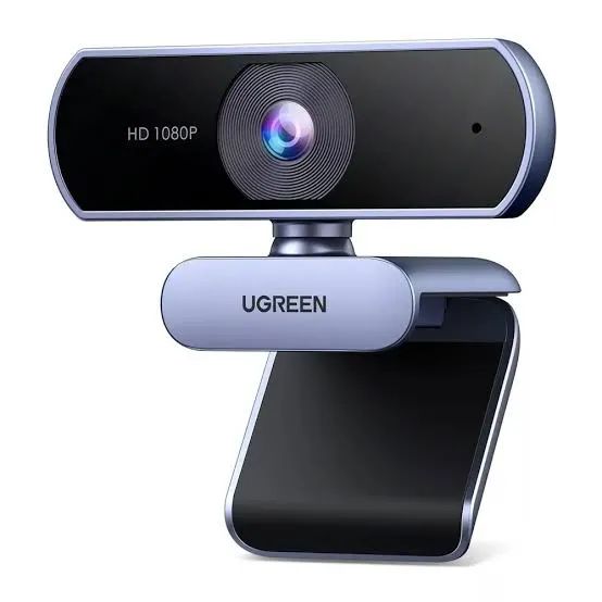 Webcam UGREEN Mini USB Full HD 1080p com Microfones Duplos