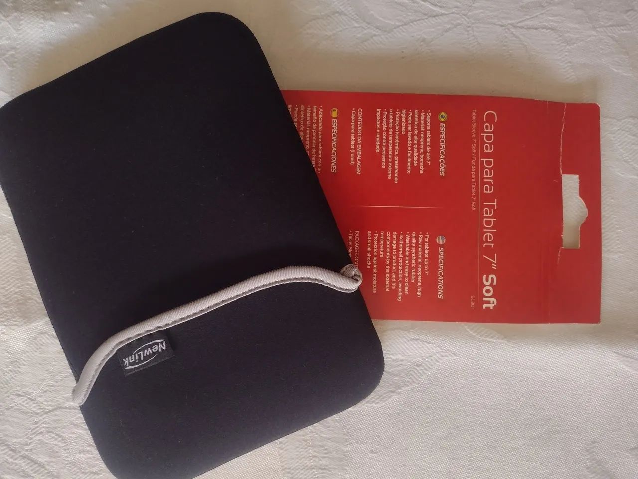 Capa para Tablet 7 soft feito em neoprene lavável com proteção isotérmica  - Foto 5