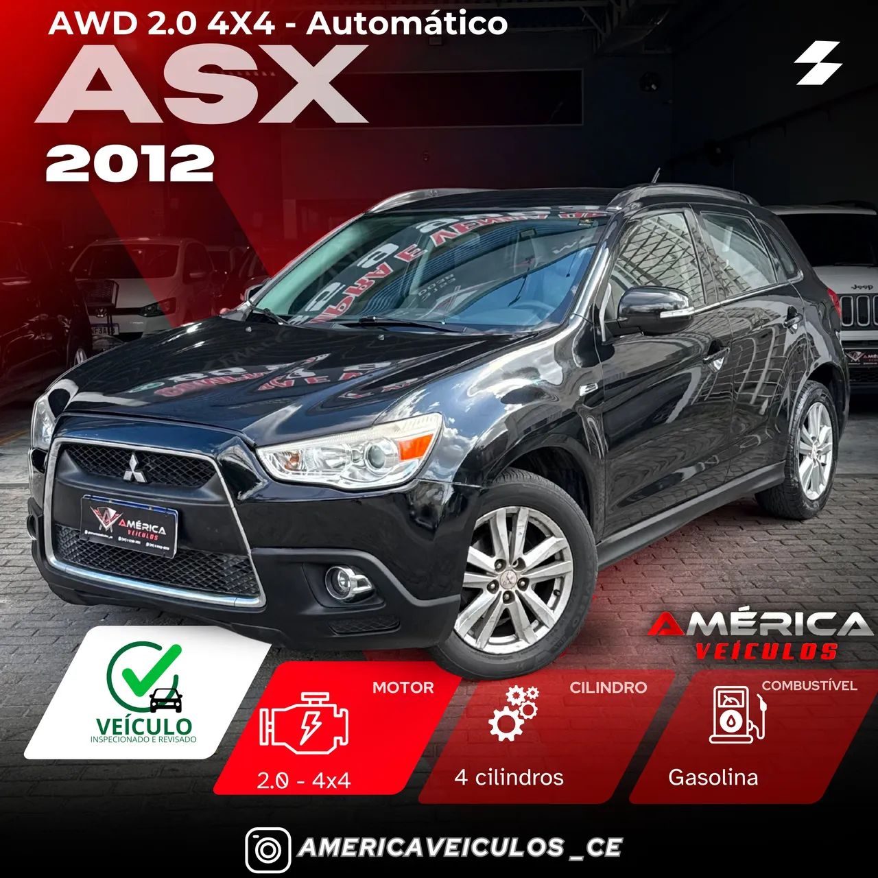 Mitsubishi Asx 2.0 16V 160CV AUT. 2012