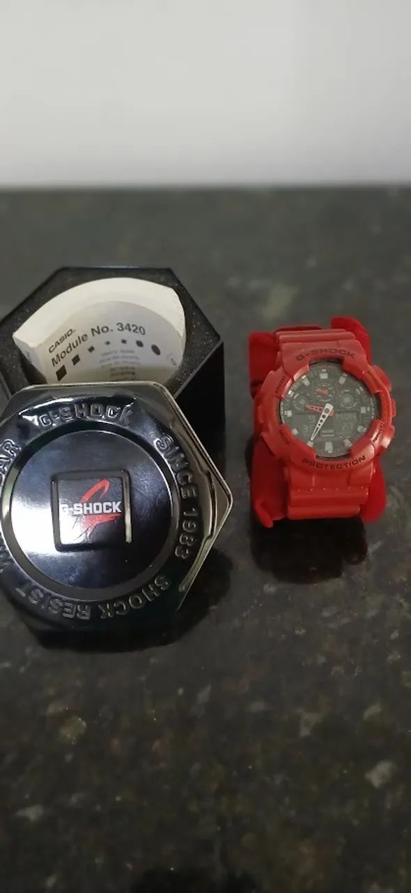 Relogio Casio G-Shock GA-100B-4ADR - Foto 3