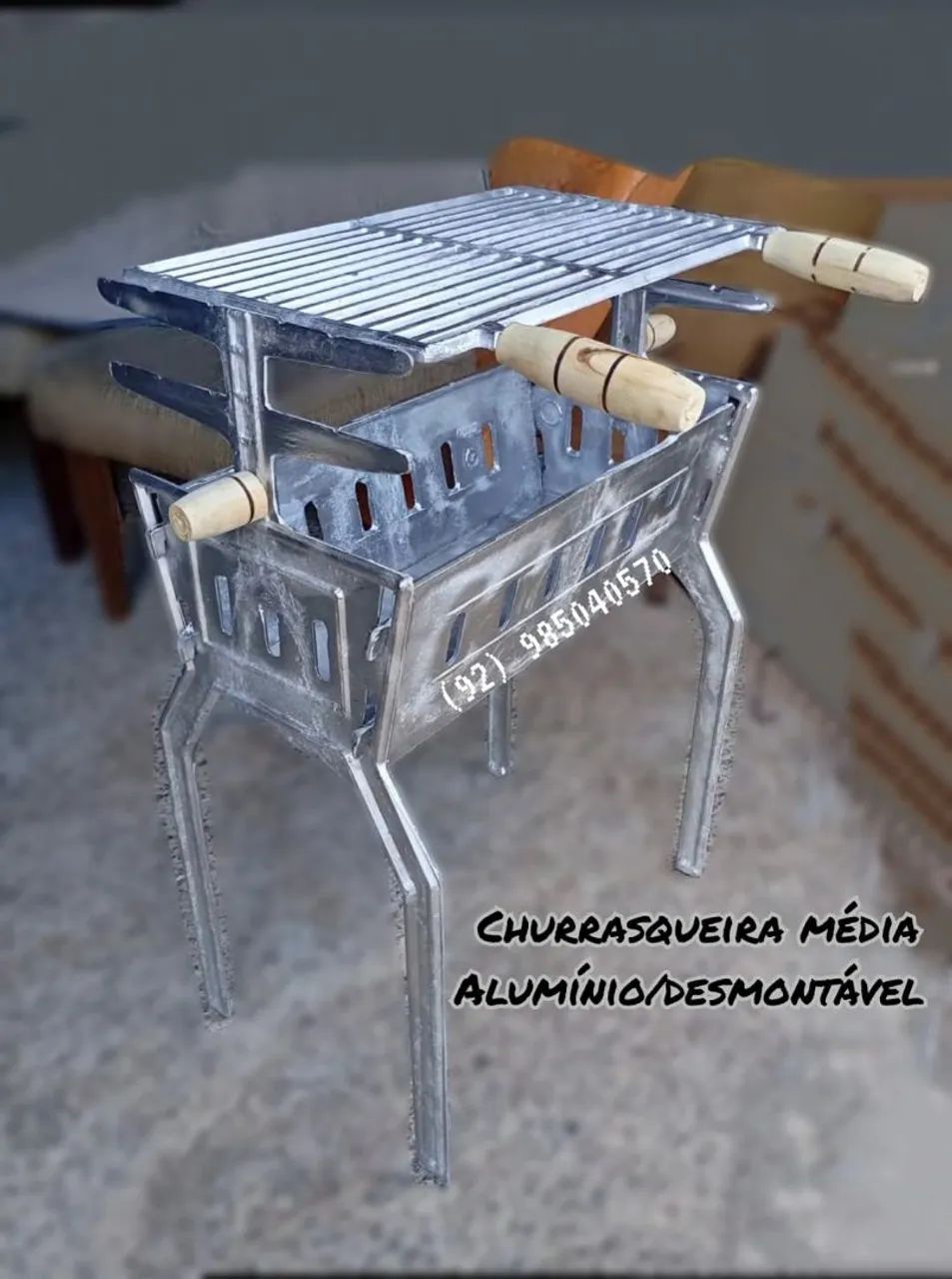 Churrasqueira de aluminio  - Foto 4