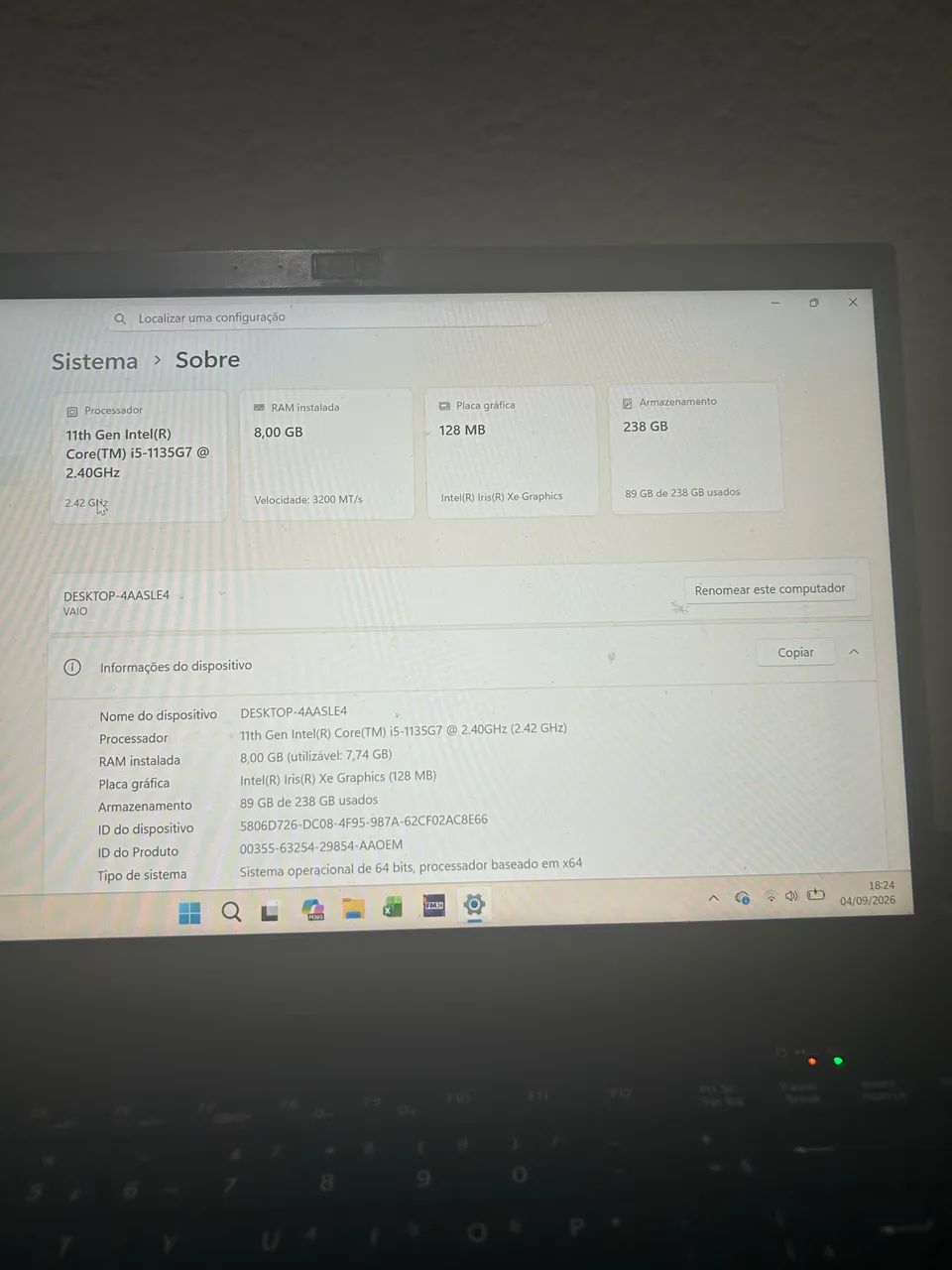 Notebook Vaio i5 - Foto 2